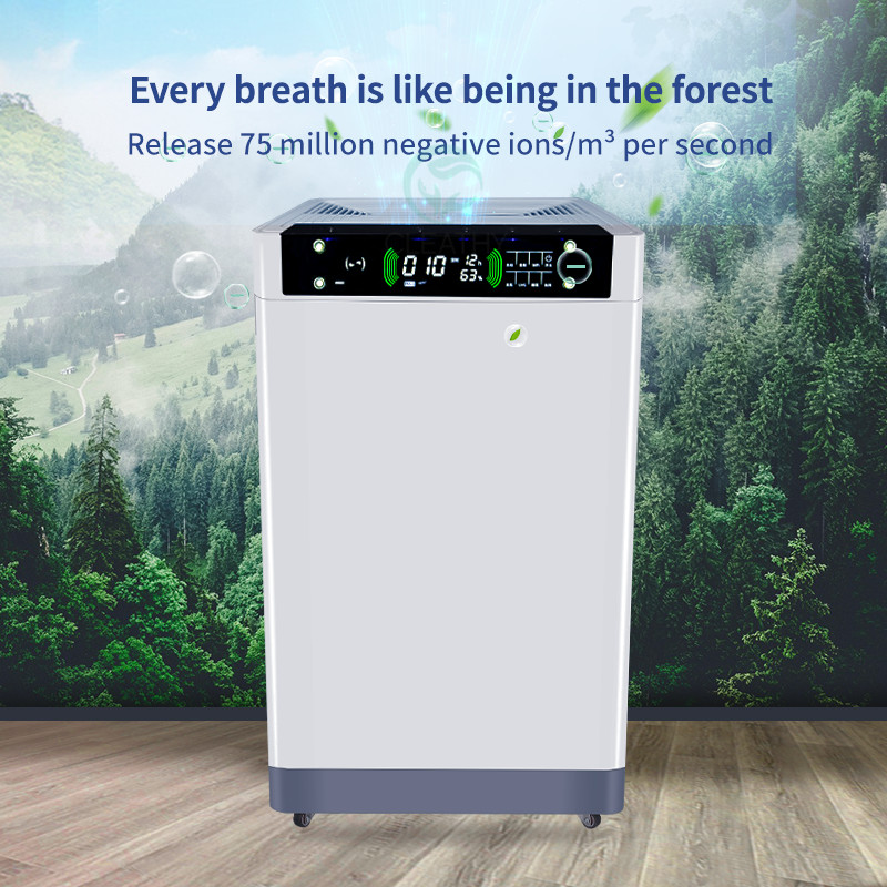 High Quality Commercial Hepa Air Purifier - Eliminates Pollen, Mold, Dust, Pet Dander, Smoke Room Office UV Ionizer Air Purifier – LiangYueLiang