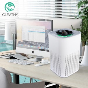 Quality Inspection for China Antivirus Antimicrobial Pm2.5 Display Air Cleaner Home Desktop Air Purifier with True HEPA Filter Factory Price