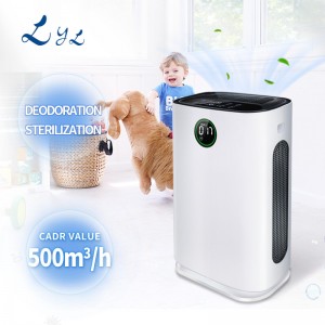 Good Quality Recommended Air Purifier - Portable HEPA Filter Anti-Bacteria Activated Carbon Filter Air Purifier for Office Use – LiangYueLiang