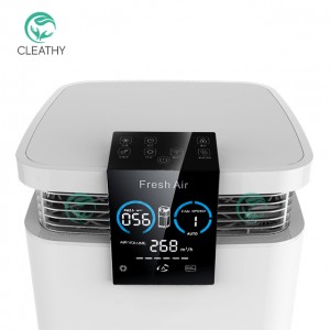 New Design Movable Air Filter Plasma UVC Sterilizer Air Purifer
