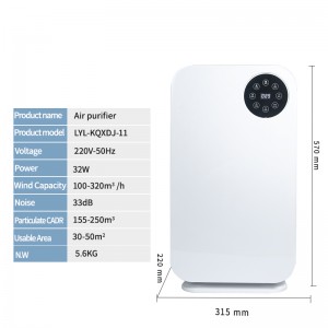 Wholesale Price China Good Service UV Purifier Air Filtration Equipment