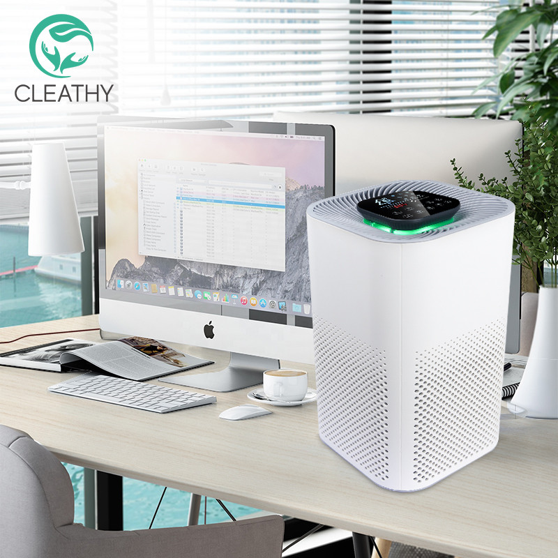 Tabletop square Air Purifiers with Wifi (1)